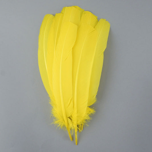 Turkey Quills Selected - Fluorescent Yellow